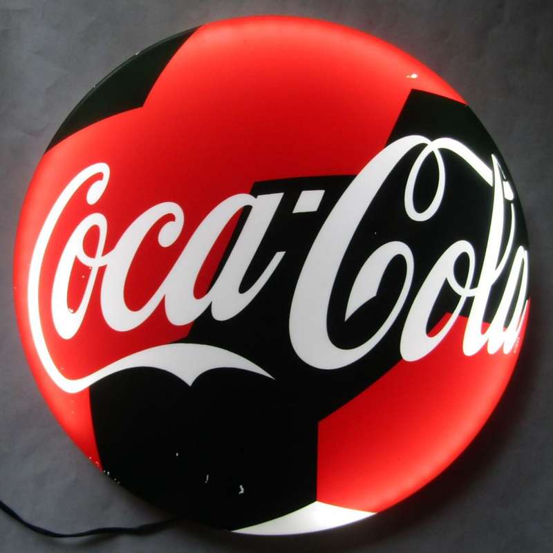 Old Coca Cola Electric Light Advertising Display