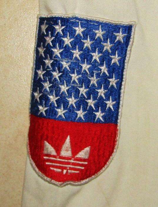 1980 Adidas Lake Placid USA Olympic Winter Tracksuit Jacket - Size XL