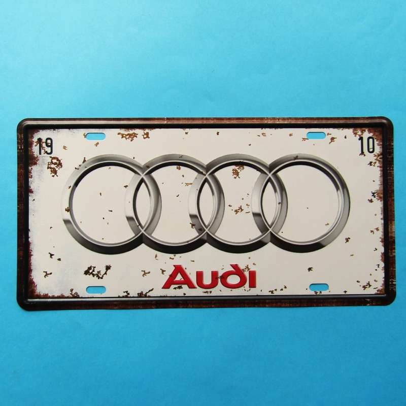 Old Audi Car Number Plate