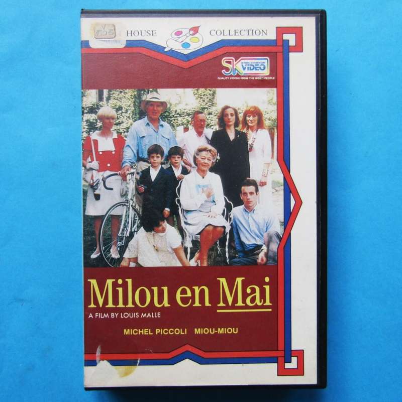 Milou en Mai - Dark Comedy Movie VHS Tape (1990)