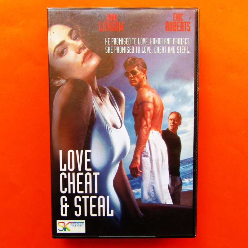 Love, Cheat & Steal - John Lithgow - Movie VHS Tape (1994)
