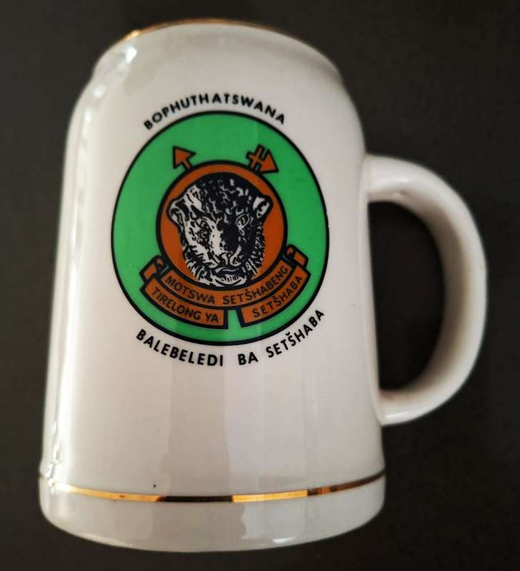 Old Bophuthatswana Defence Force Beer Mug