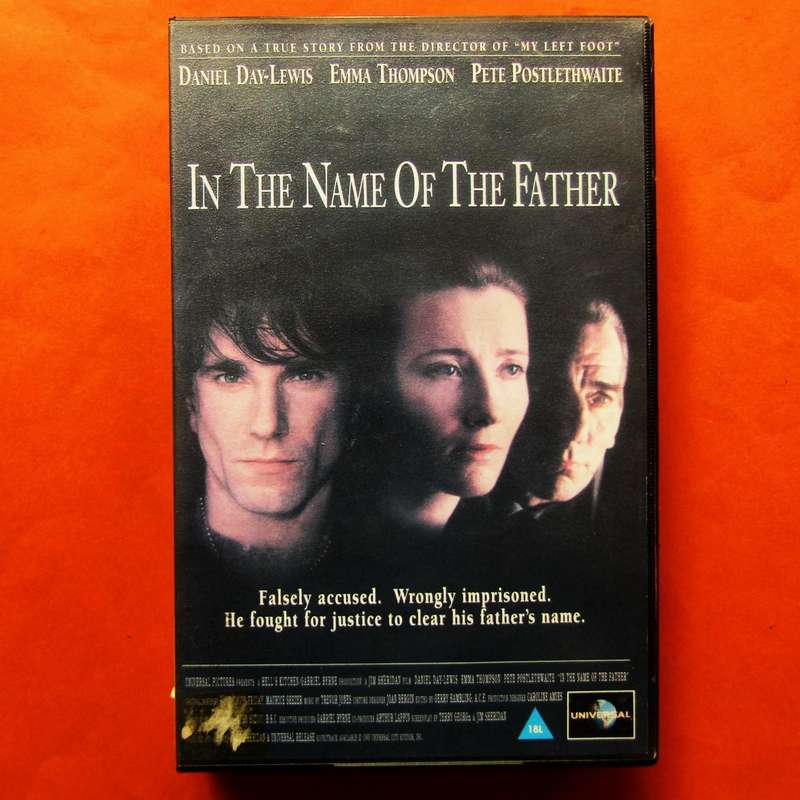 In the Name of the Father - Movie VHS Tape (1993)