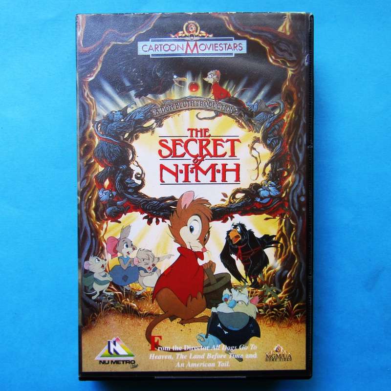 The Secret of NIMH - Animated Movie VHS Tape (1996)