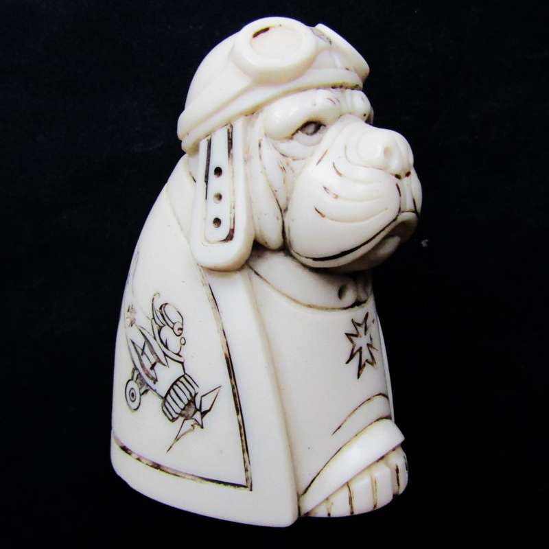 Vintage John Biccard Collection - The Baron - Crushed Marble Sculpture Figurine
