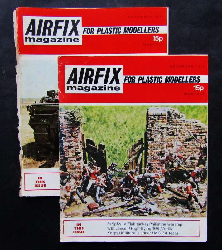 2 Airfix Magazines from 1972