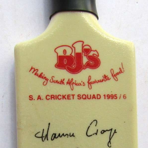 1995 SA Squad Miniature Signature Cricket Bat