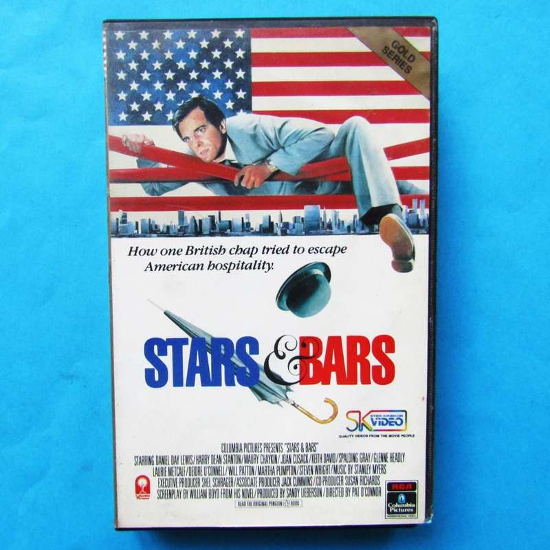 Stars and Bars - Daniel Day Lewis - Movie VHS Tape (1989)