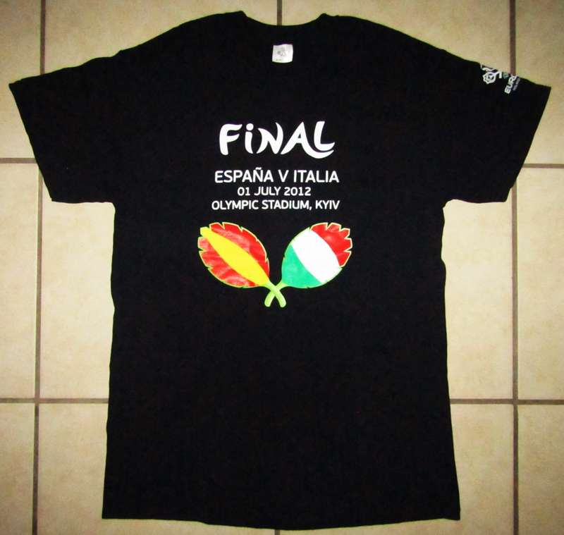 UEFA Euro 2012 Final - Spain vs Italy - Football Shirt