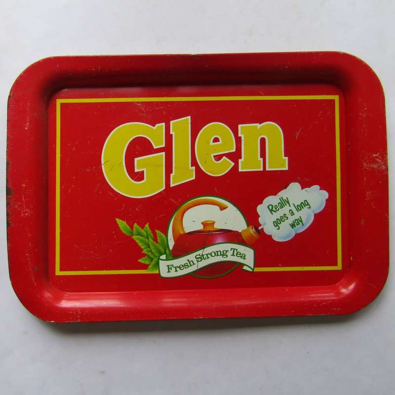 Old Glen Tea Metal Tray
