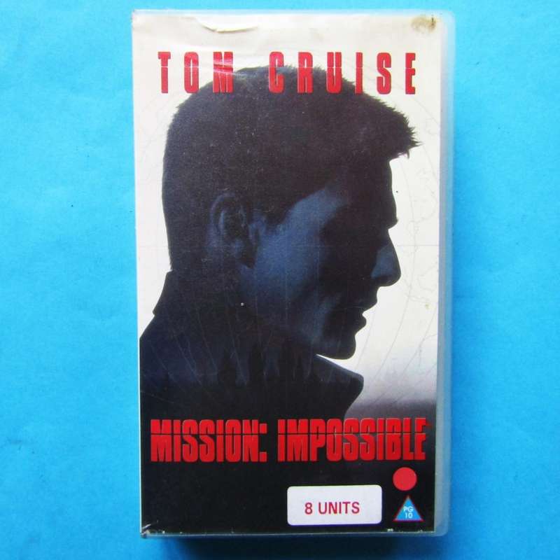 Mission Impossible - Tom Cruise - Movie VHS Tape (1996)