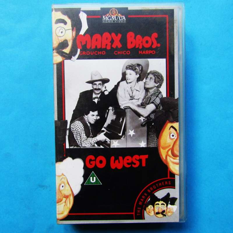 Go West - Marx Bros. - Movie VHS Tape (1990)
