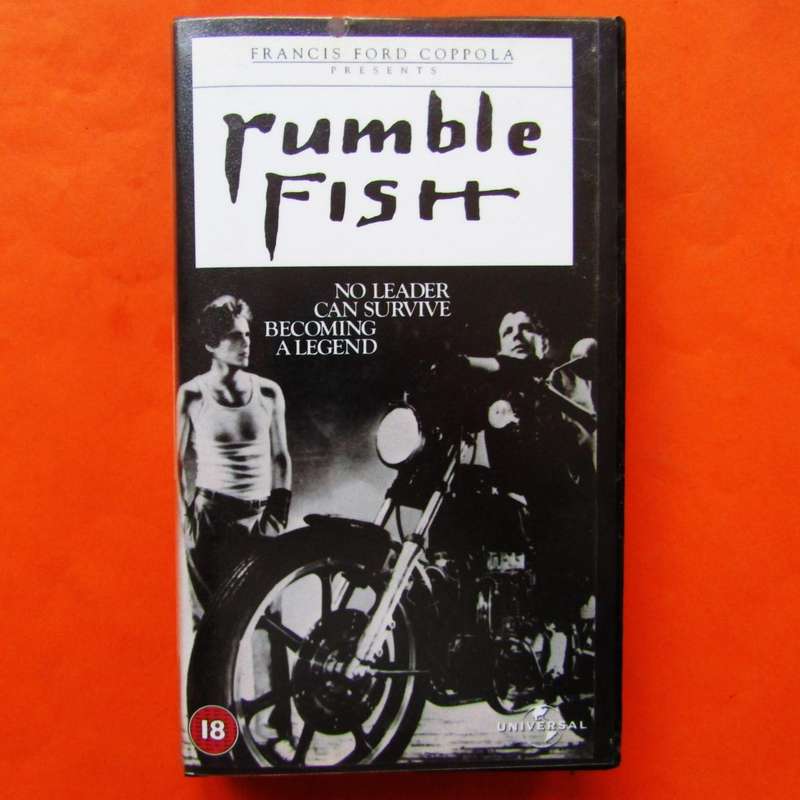 Rumble Fish - Matt Dillon - Movie VHS Tape (1983)
