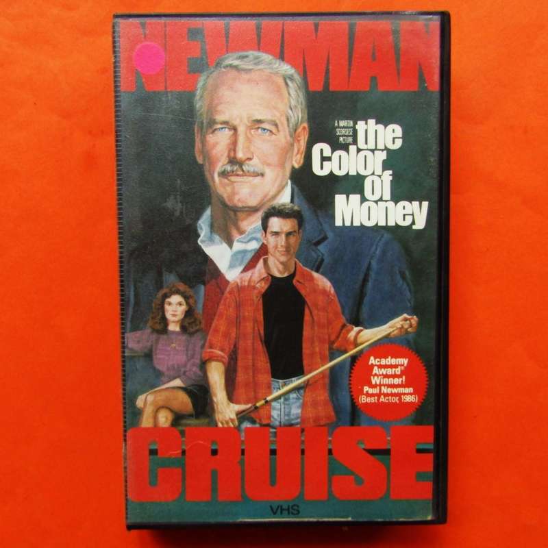 The Color of Money - Tom Cruise - Movie VHS Tape (1986)