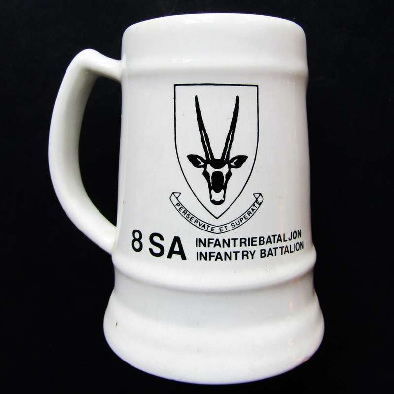 SADF 8 SAI Infantry Beer Mug