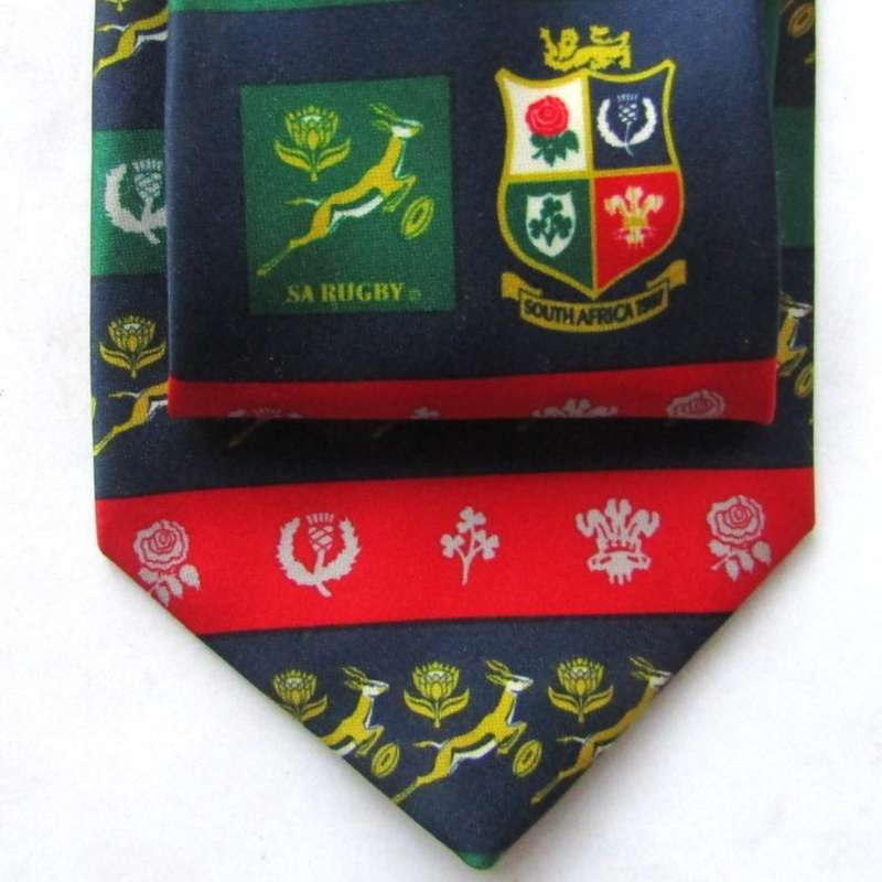 1997 Springboks vs British Lions Rugby Neck Tie