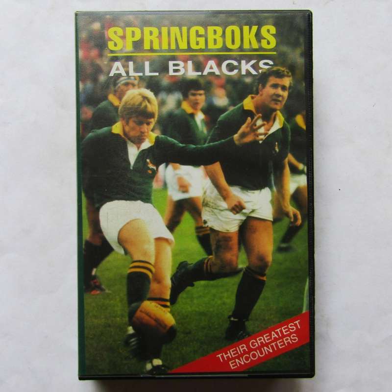 Old Springboks vs All Blacks Rugby VHS Video Tape