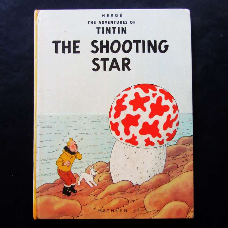 TinTin - The Shooting Star - Hardcover Book (1974)