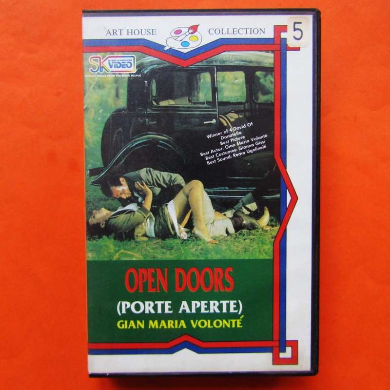 Open Doors - Movie VHS Tape (1991)