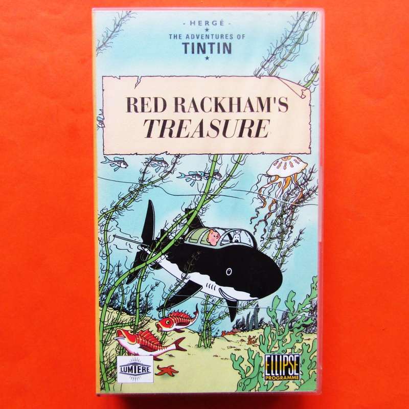 The Adventures of Tintin - TV Series VHS Tape (1994)