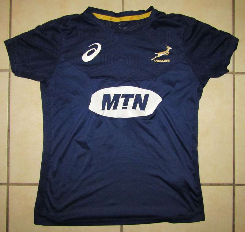 Old Blue Springbok Rugby Training Vest - Medium Size