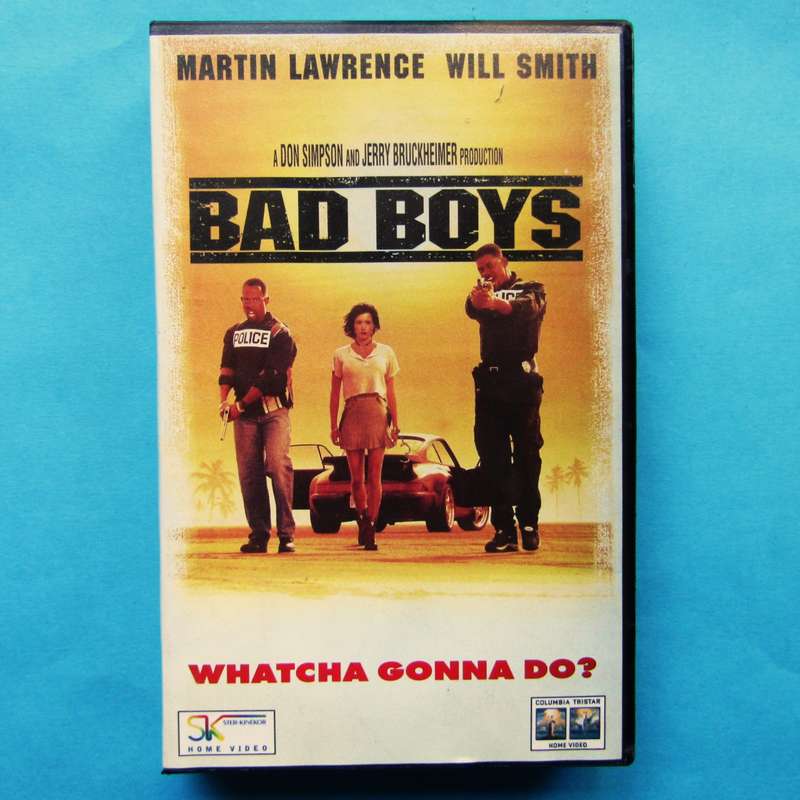 Bad Boys - Will Smith - Movie VHS Tape (1995)