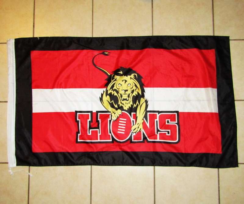 Old Lions Rugby Flag