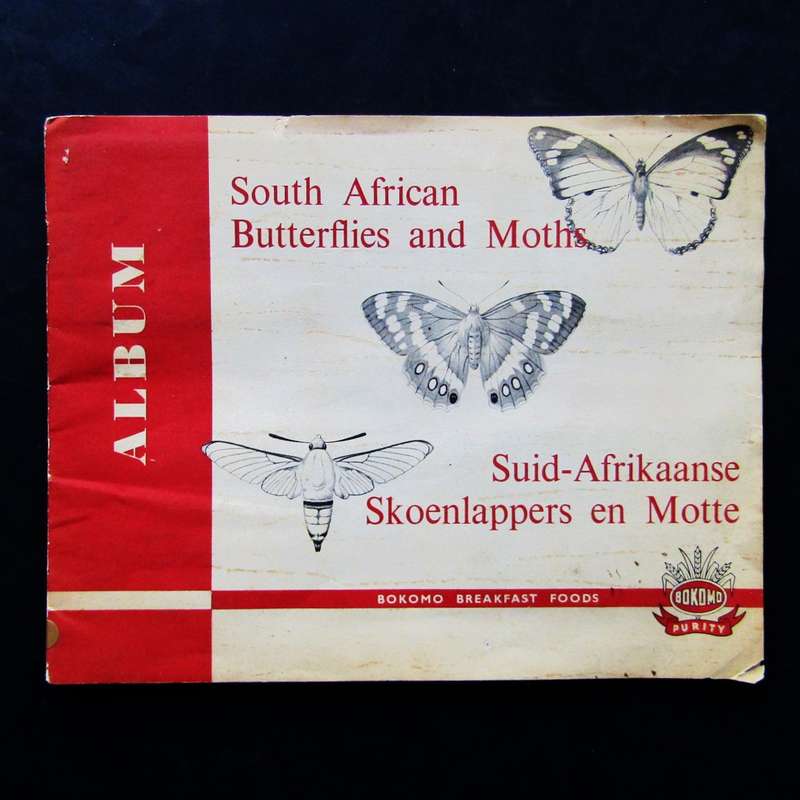 Old SA Butterflies and Moths Sticker Album