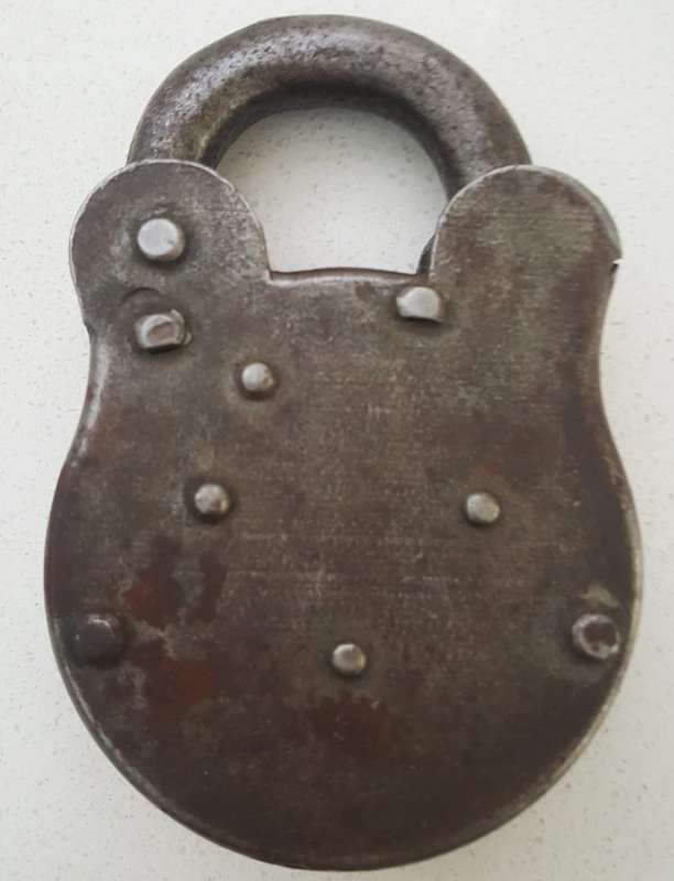 Old Union Padlock - No Key