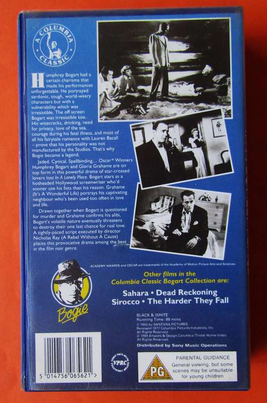 In a Lonely Place - Movie VHS Tape (1994)