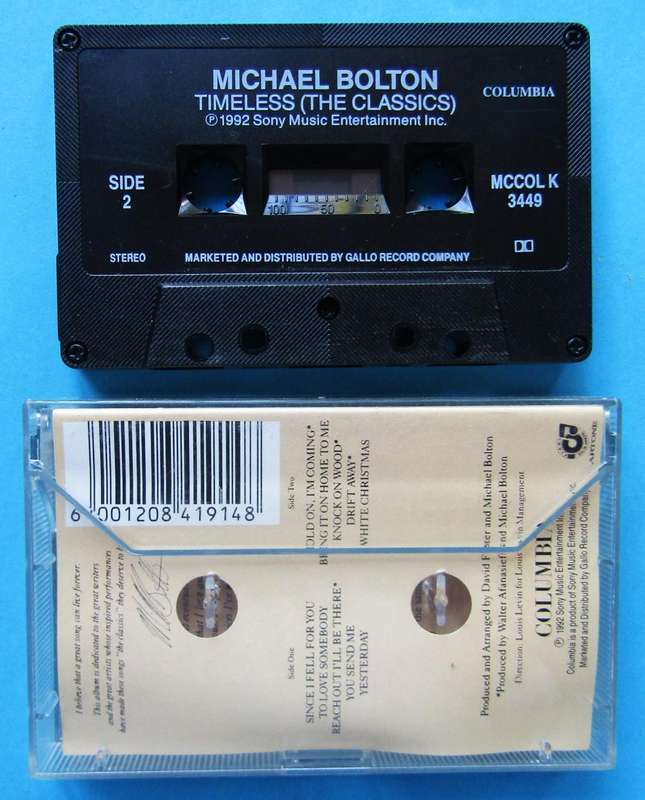 Michael Bolton - Timeless - Cassette Tape (1992)