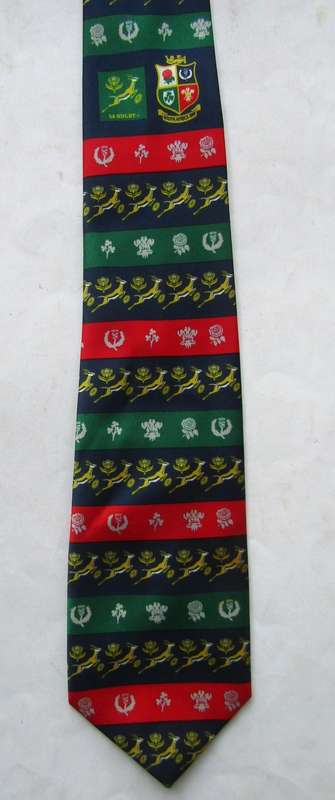 1997 Springboks vs British Lions Rugby Neck Tie