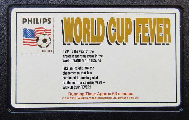 1994 World Cup Fever - Football VHS Video Tape