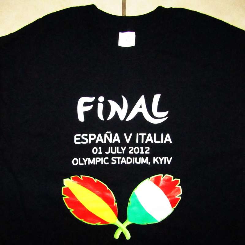 UEFA Euro 2012 Final - Spain vs Italy - Football Shirt