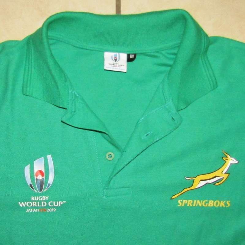 2019 World Cup Springbok Rugby Shirt - Medium Size