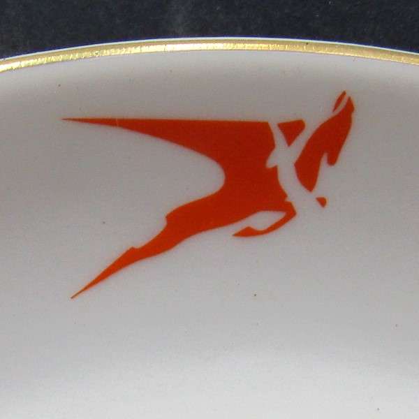 Old SAA Airways Flying Springbok Side Plate