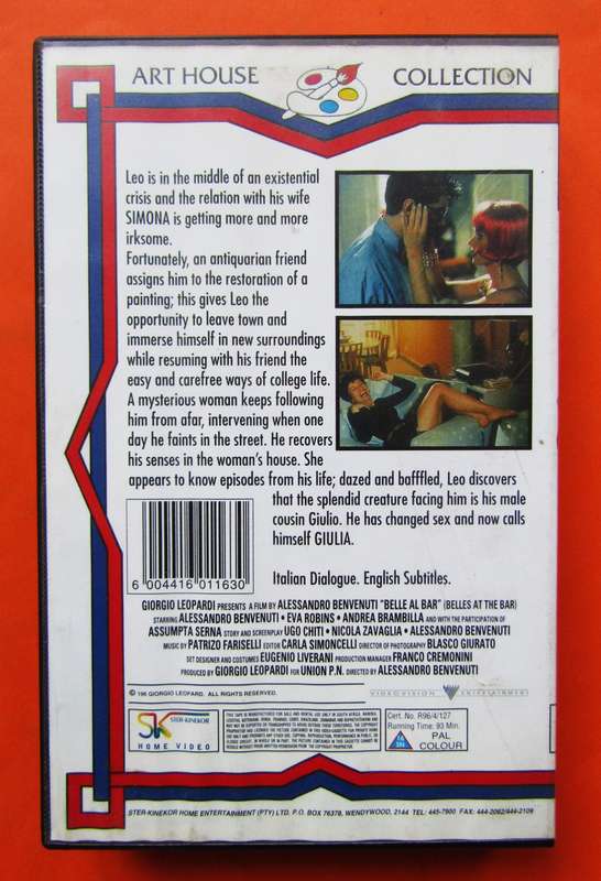 Belle al Bar - Art House Comedy Movie VHS Tape (1996)