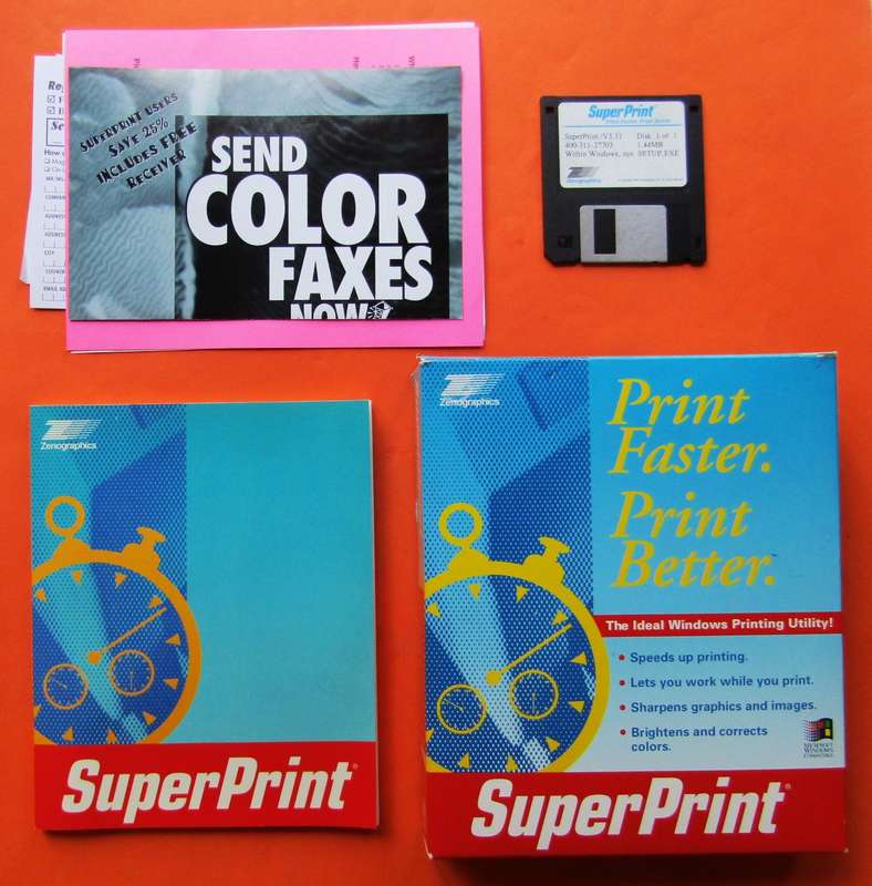 SuperPrint - Big Box Software Program (1994)