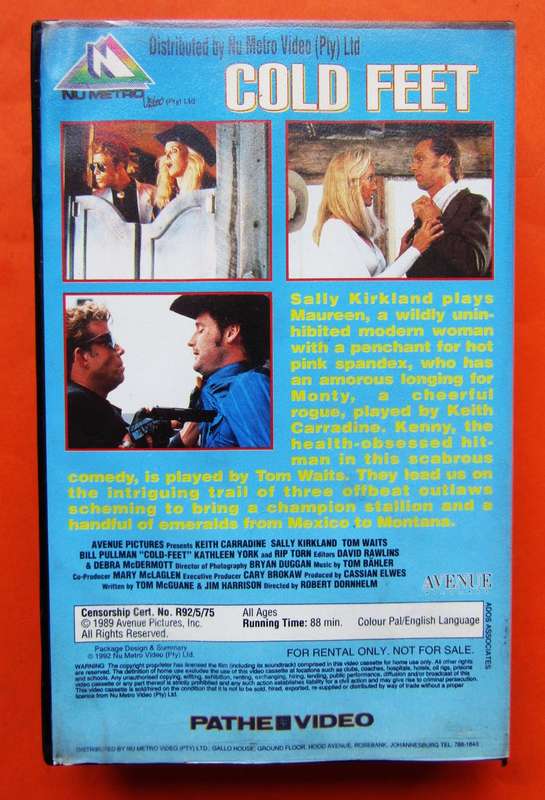 Cold Feet - Keith Carradine - Movie VHS Tape (1992)