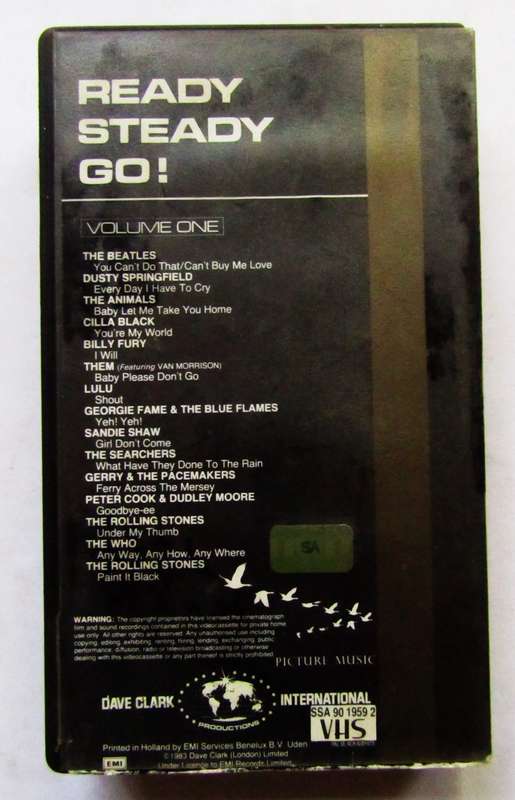 Ready Steady Go! - Volume 1 - TV Show VHS Tape (1983)
