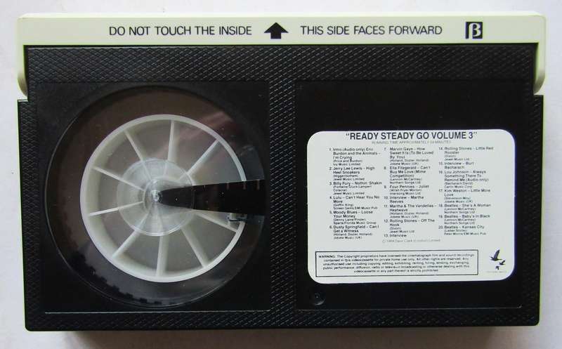 Ready Steady Go! - Volume 3 - Betamax Video Tape (1984)