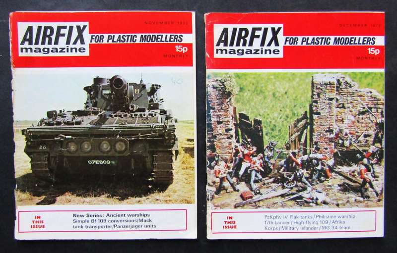 2 Airfix Magazines from 1972