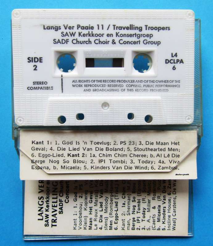 SADF Travelling Troopers 11 Cassette Tape