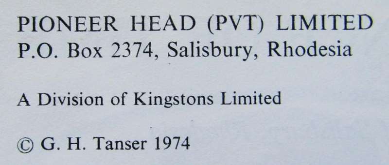 A Sequence of Time - The Story of Salisbury Rhodesia - Hardcover Book (1974)