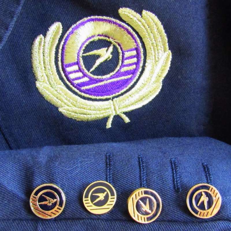 Old SAA Airways Flying Springbok Blazer Jacket