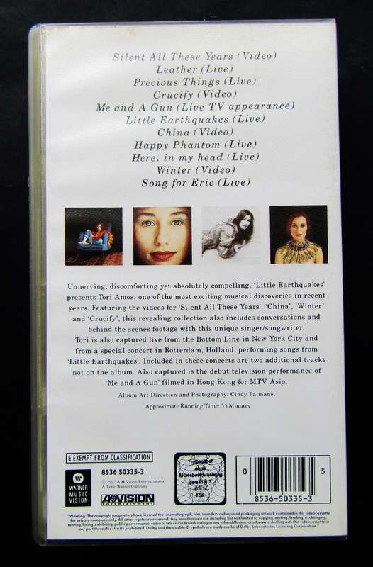 Tori Amos - Little Earthquakes - VHS Video Tape (1992)