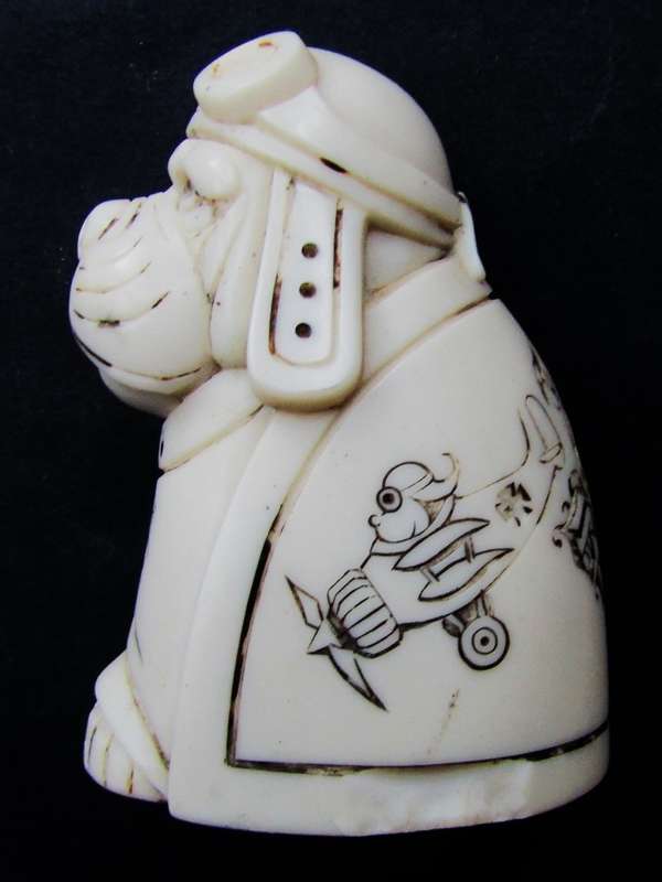 Vintage John Biccard Collection - The Baron - Crushed Marble Sculpture Figurine