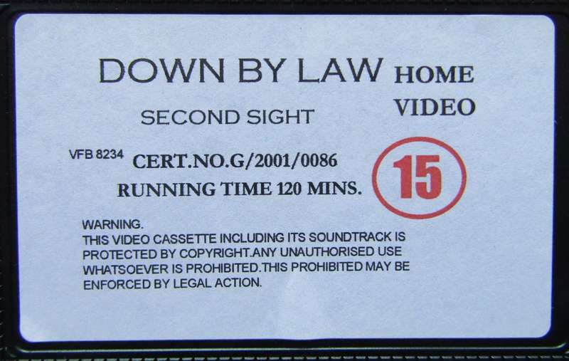 Down by Law - Movie VHS Tape (2001)