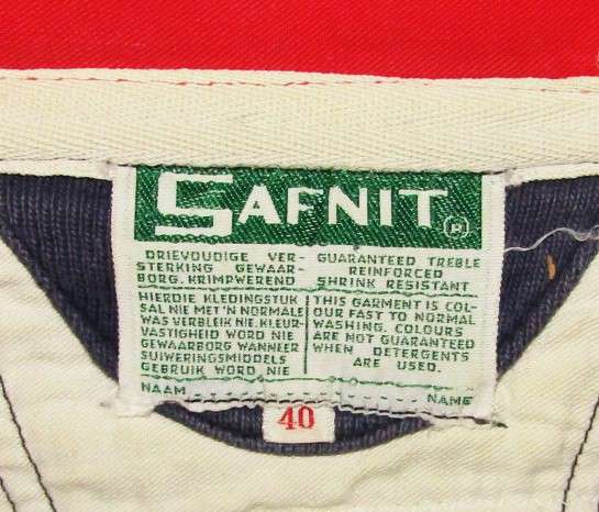 Old Safnit Number 13 Players Rugby Jersey