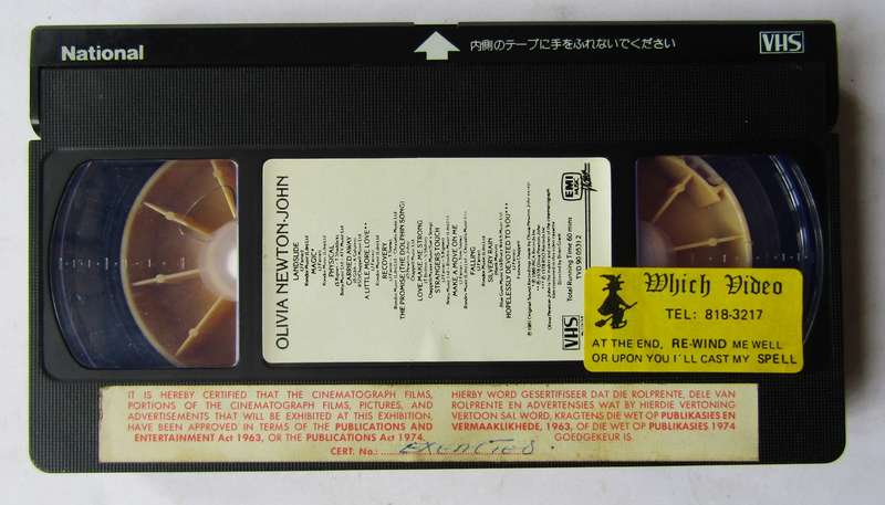 Olivia Newton John - Physical - VHS Video Tape (1982)